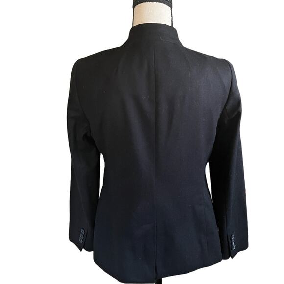 TALBOTS TAILORED ONE BUTTON BLAZER VIRGIN WOOL  SIZE 8P - Picture 5 of 7